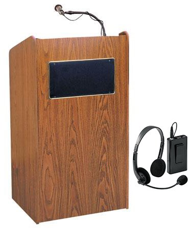 Oklahoma Sound 6010-MO/LWM-7 Aristocrat Sound Lectern